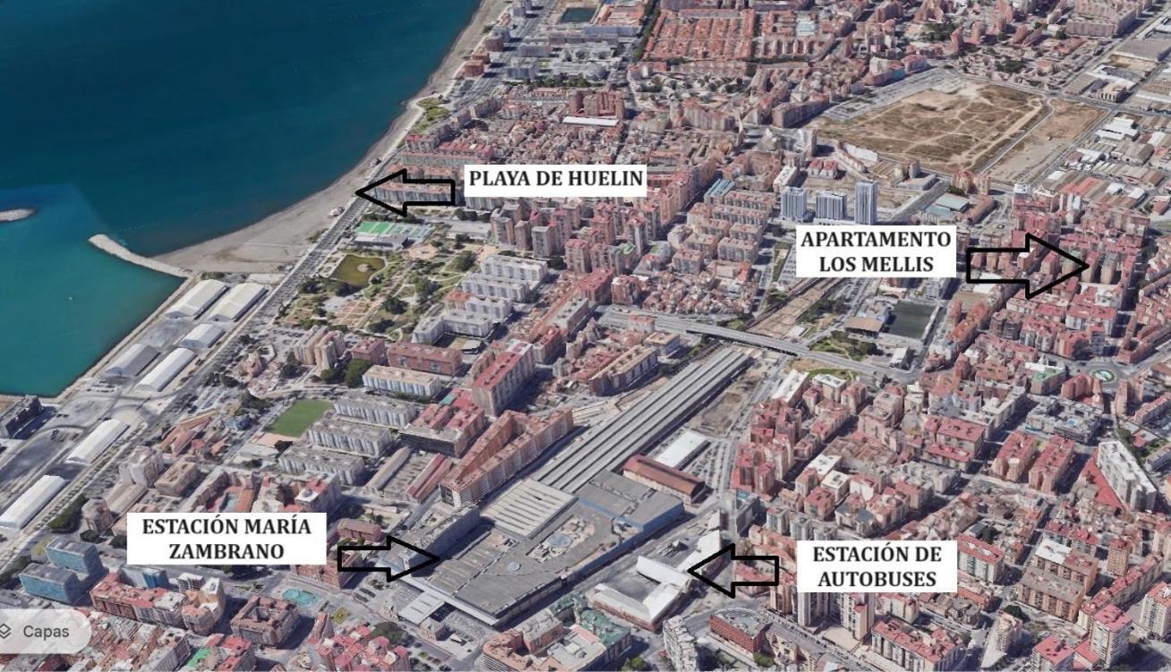 Los Mellis - Maria Zambrano Estacion De Tren & Bus Malaga Ngoại thất bức ảnh